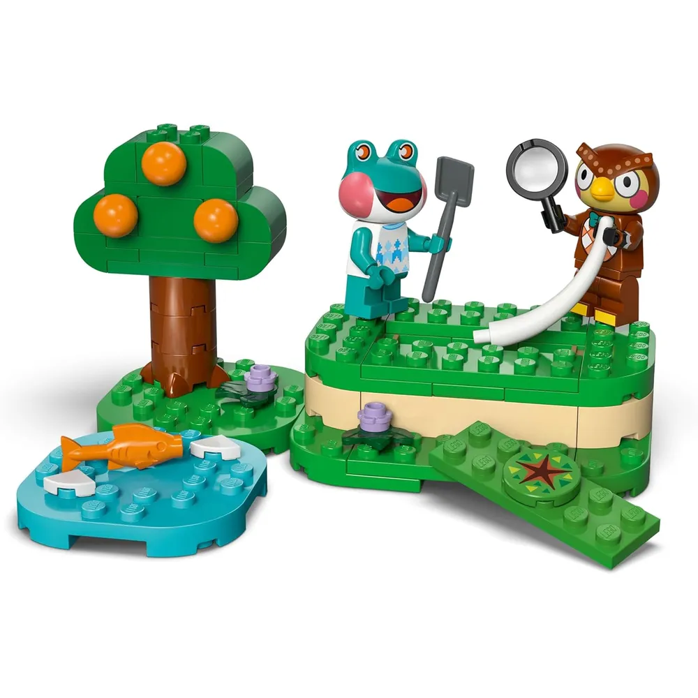 Lego Animal Crossing Museo de Sócrates, construcción y juego con 2 figuras