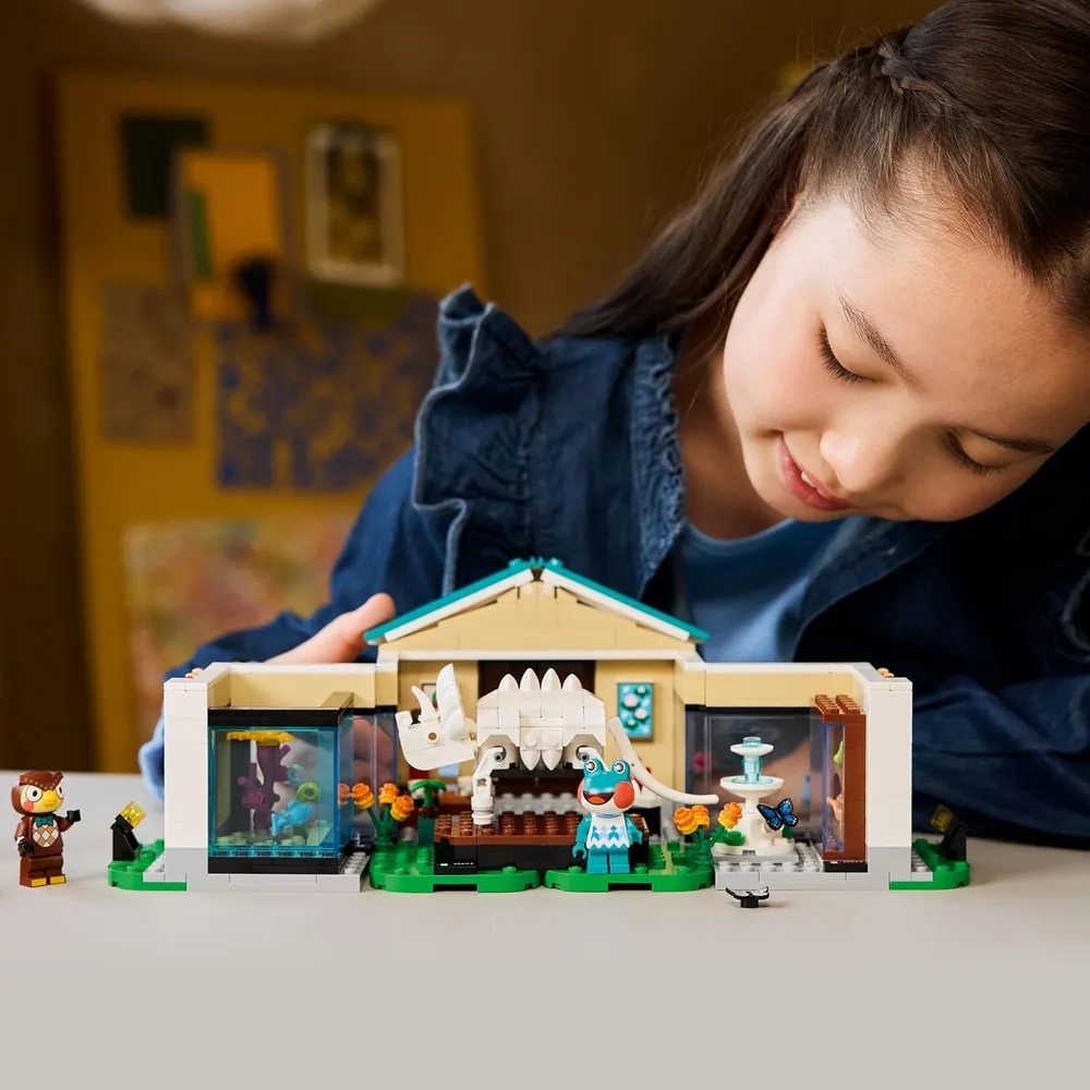 Lego Animal Crossing Museo de Sócrates, construcción y juego con 2 figuras