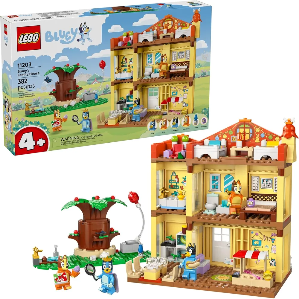 LEGO BLUEY CASA DE LA FAMILIA CON 5 PERSONAJES