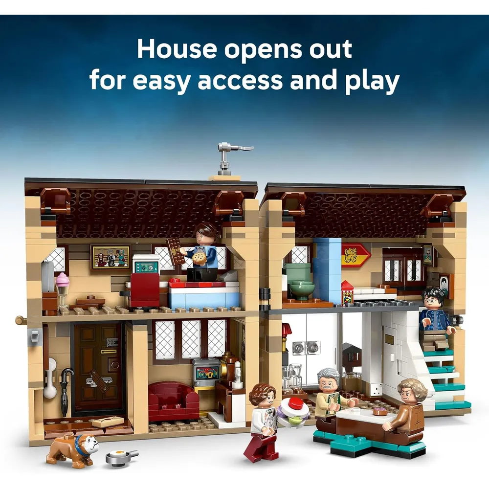 Lego Harry Potter Privet Drive, construcción y rincón de lectura con minifigura