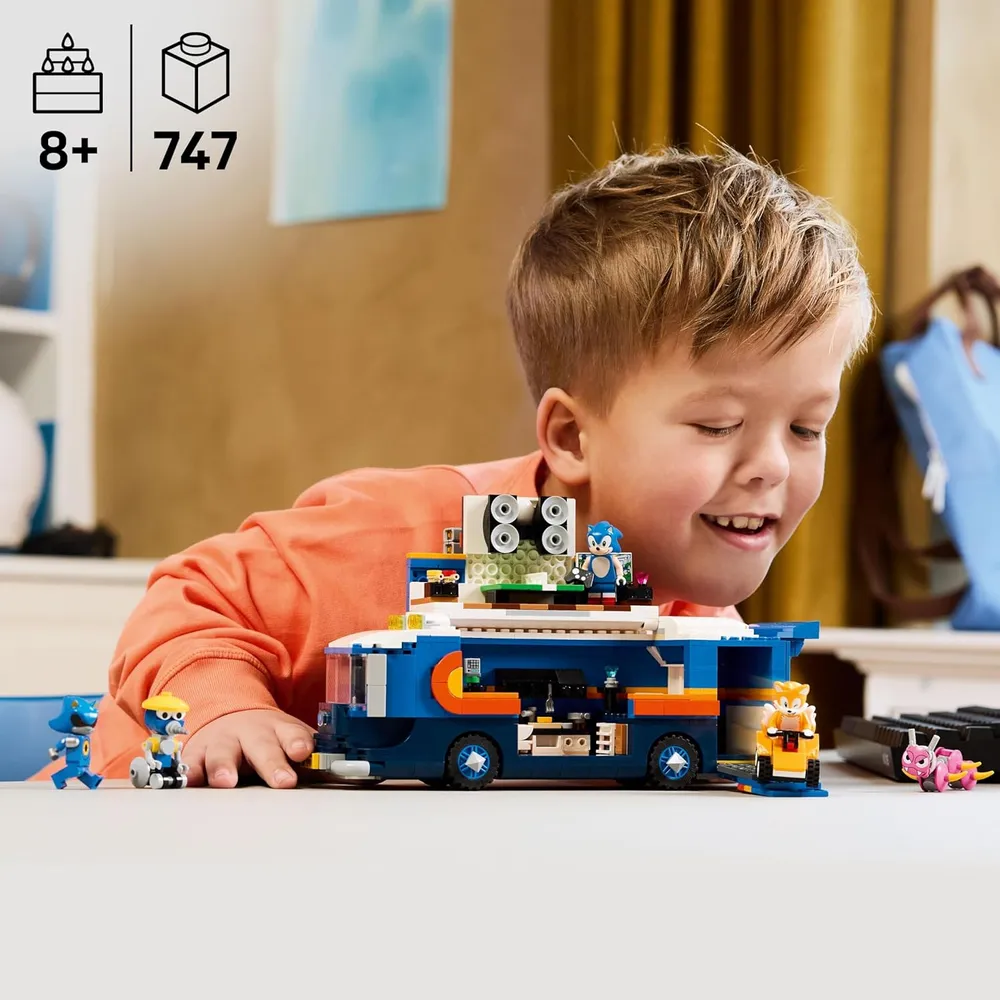 LEGO SONIC TEAM CAMIÓN DE MANDO CON 5 FIGURAS