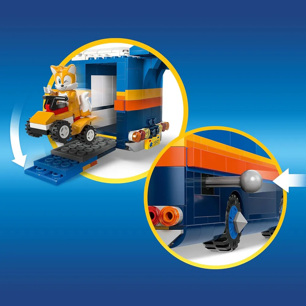 LEGO SONIC TEAM CAMIÓN DE MANDO CON 5 FIGURAS