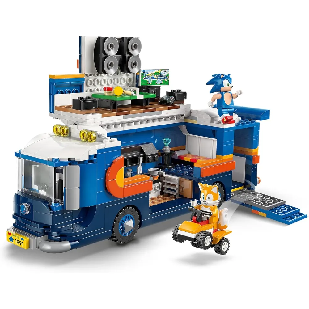 LEGO SONIC TEAM CAMIÓN DE MANDO CON 5 FIGURAS