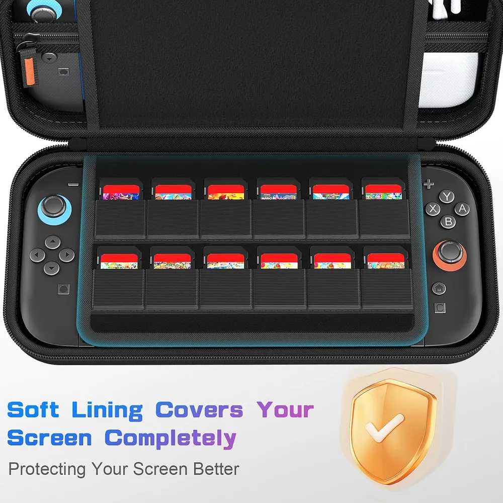b0drx5szqz_2_webp.webp Estuche de Viaje Pequeño para Nintendo Switch 2 | Negro