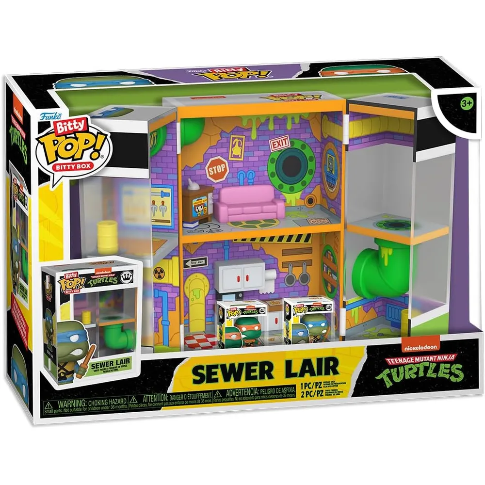 Funko Pop | Refugio en la Alcantarilla Bitty de Tortugas Ninja