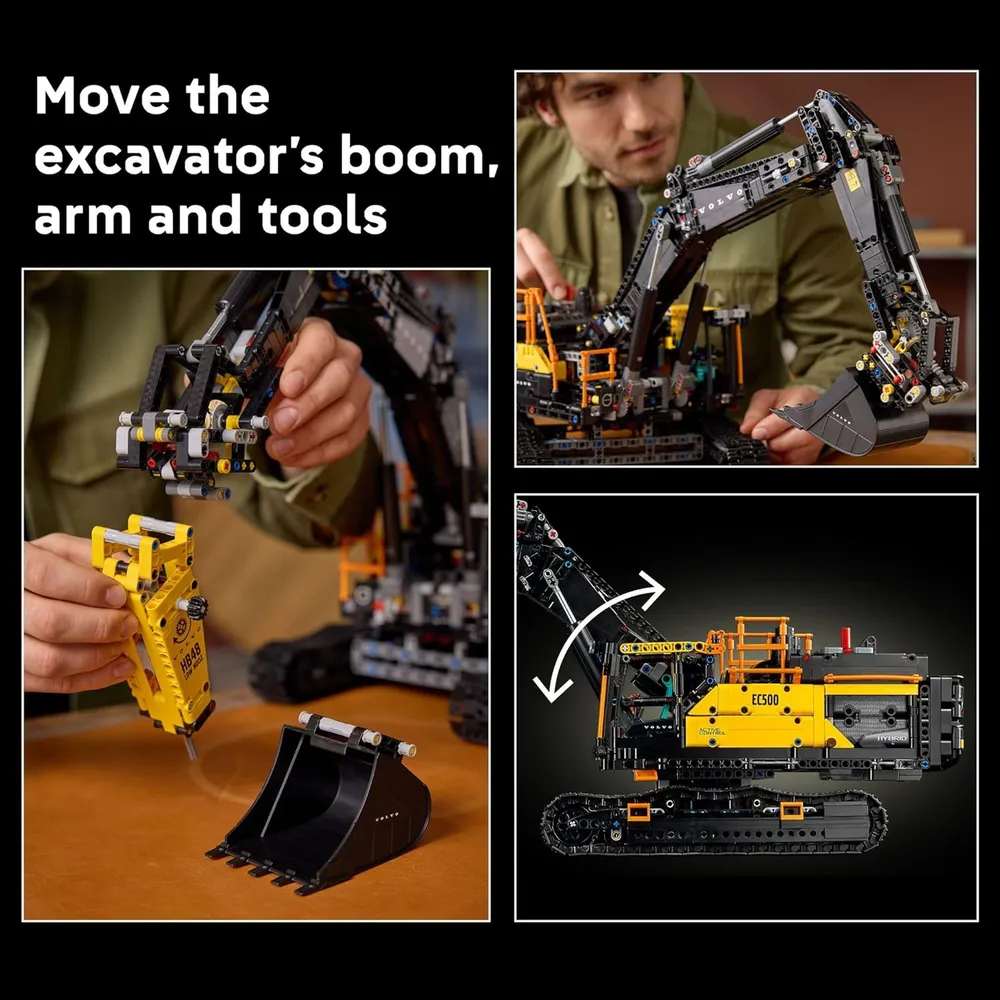 Lego Technic Excavadora Volvo EC500, kit de construcción para adultos