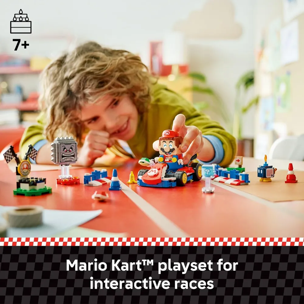 LEGO SUPER MARIO MARIO KART JUEGO DE CONSTRUCCIÓN INTERACTIVO