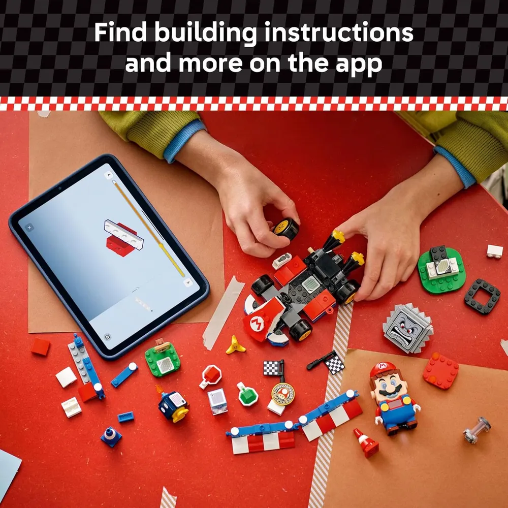 LEGO SUPER MARIO MARIO KART JUEGO DE CONSTRUCCIÓN INTERACTIVO