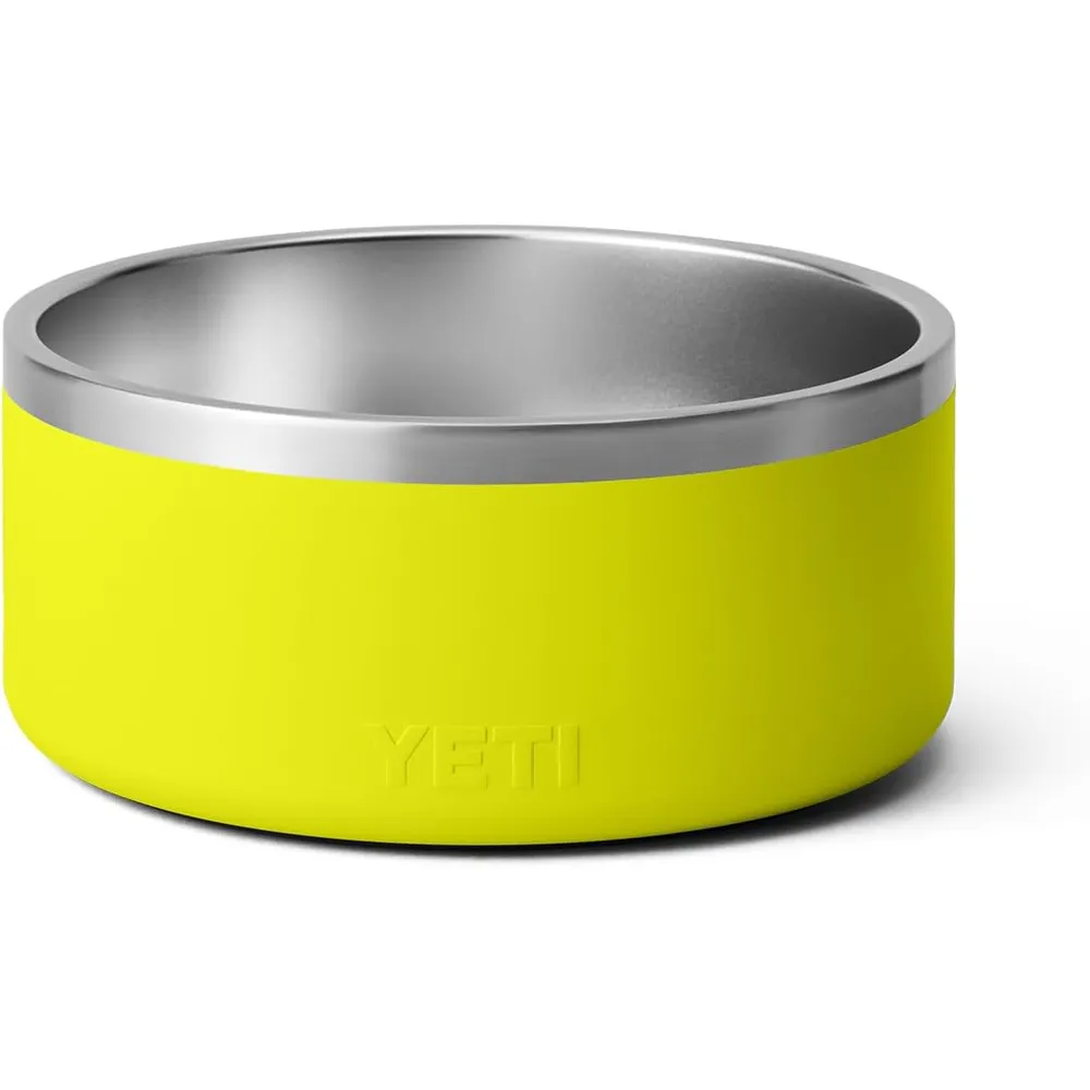 YETI Boomer 8 Tazón De Acero Inoxidable Para Perro de 64 oz | Amarillo Neón