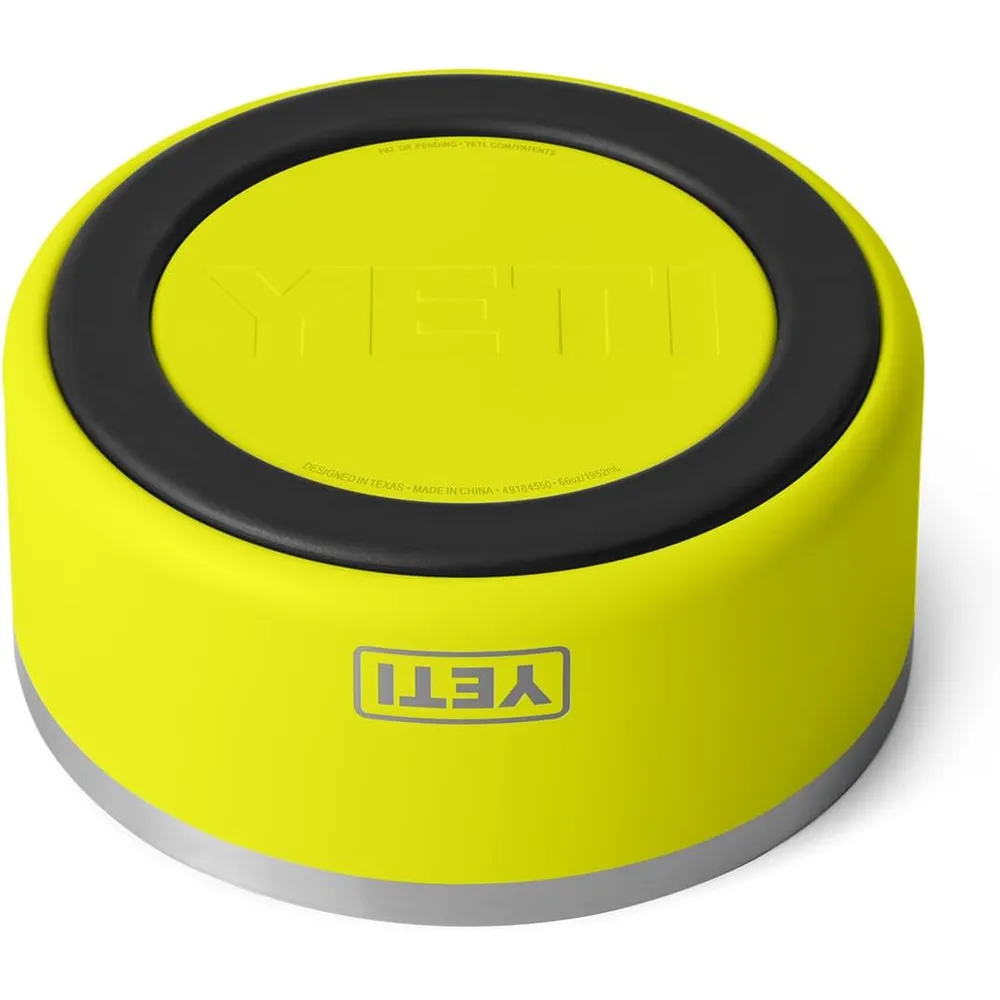 YETI Boomer 8 Tazón De Acero Inoxidable Para Perro de 64 oz | Amarillo Neón