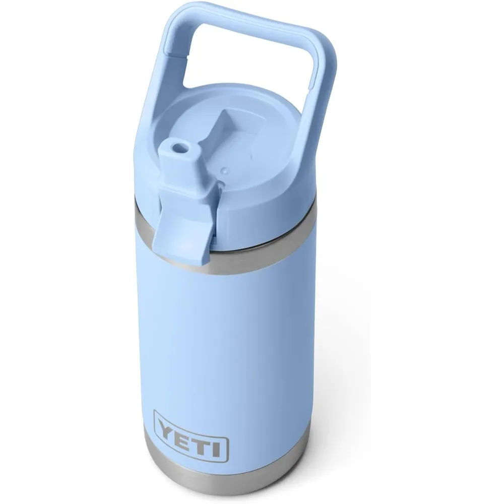 YETI Botella Rambler Jr. para Niños con Cañita de 12 oz | Celeste