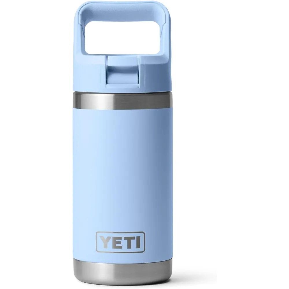 YETI Botella Rambler Jr. para Niños con Cañita de 12 oz | Celeste