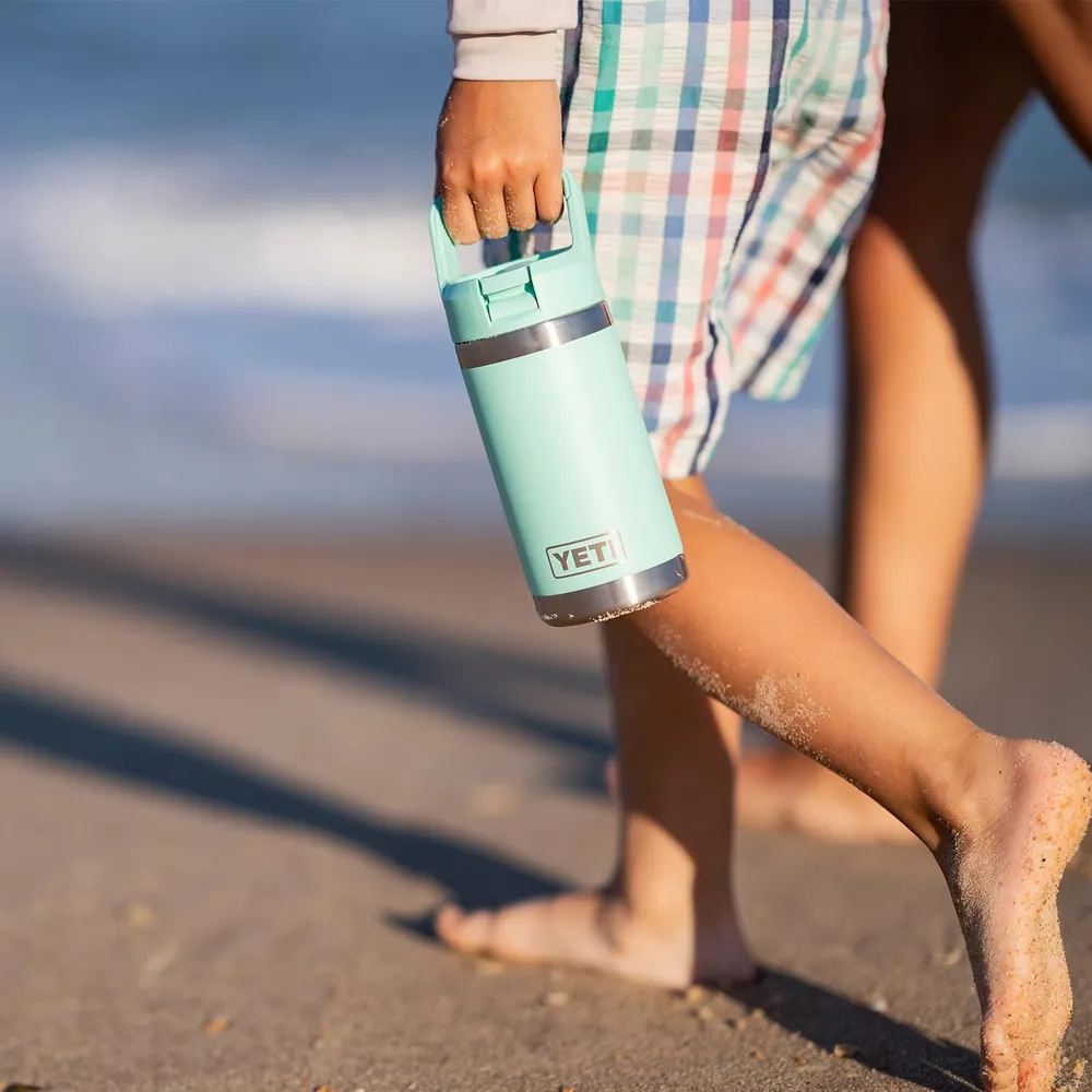 YETI Botella Rambler Jr. para Niños con Cañita de 12 oz | Celeste