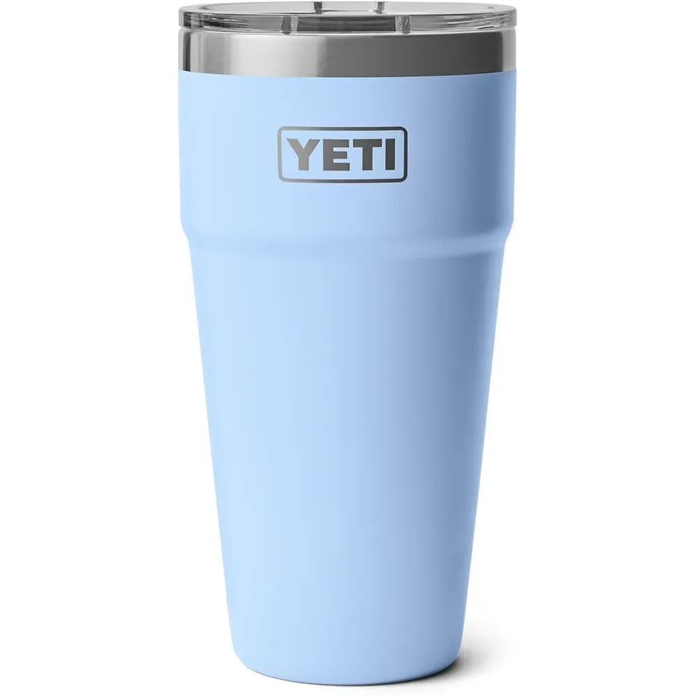 YETI Rambler Vaso  de 30 oz de acero inoxidable con tapa MagSlider color celeste