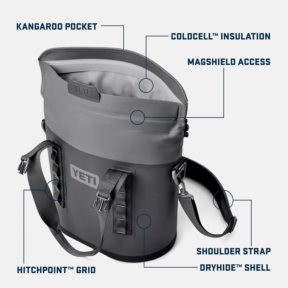 YETI Hopper M15 Cooler Portátil Protección Magnética | Celeste
