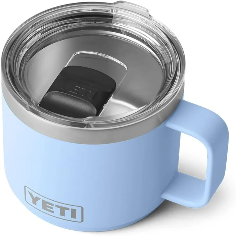YETI Rambler Taza Apilable con Tapa Magslider de 14 oz | Celeste