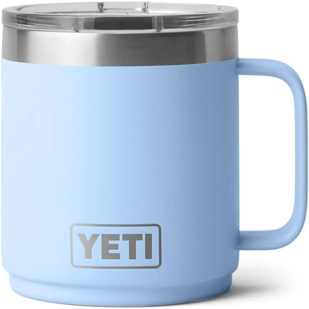 YETI Rambler Taza Apilable con Tapa Magslider de 14 oz | Celeste
