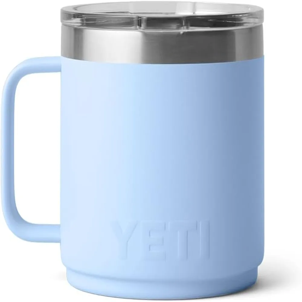 YETI Rambler Taza Apilable con Tapa Magslider de 14 oz | Celeste