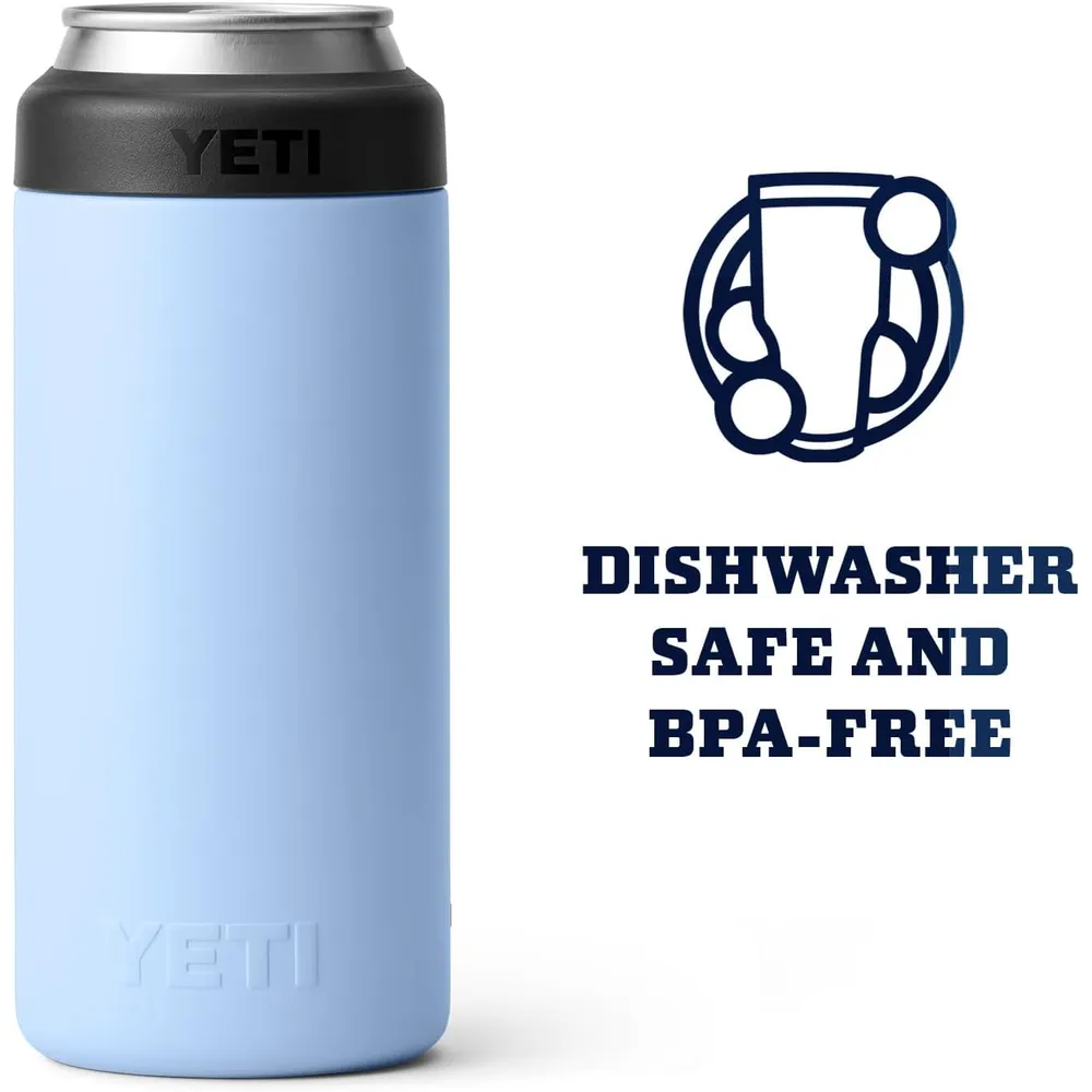YETI Rambler Aislador de Latas No Insertable de 12 oz | Celeste