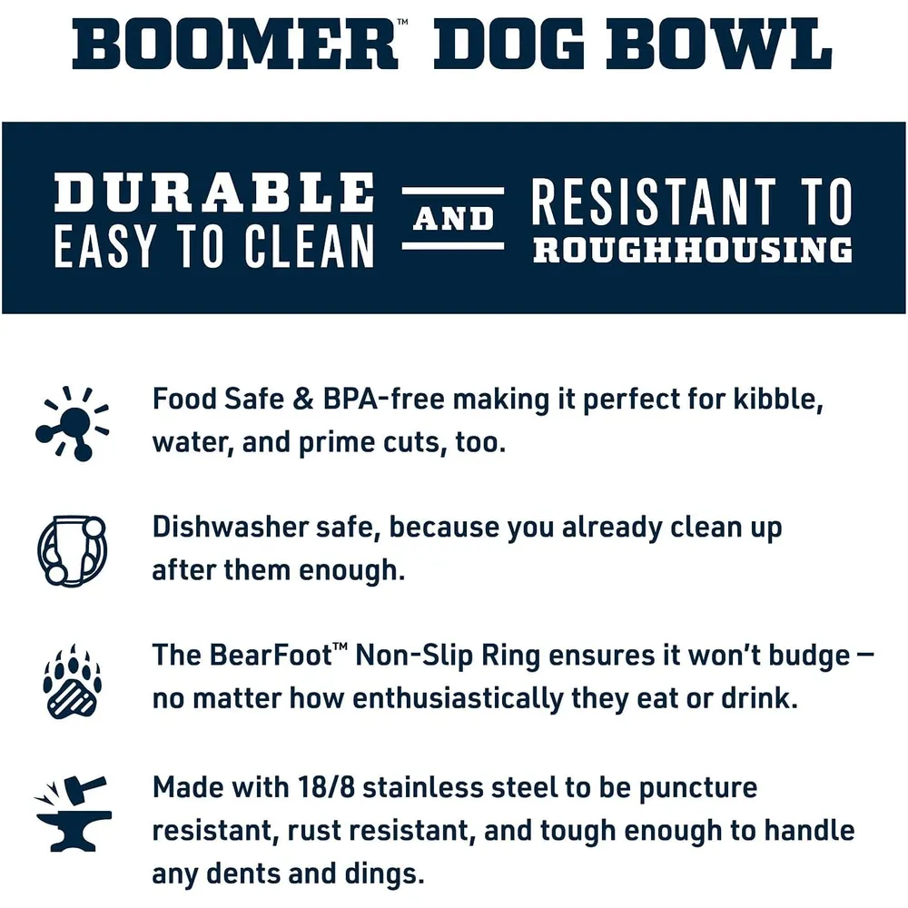 YETI Boomer 8 Tazón De Acero Inoxidable Para Perro de 64 oz | Celeste