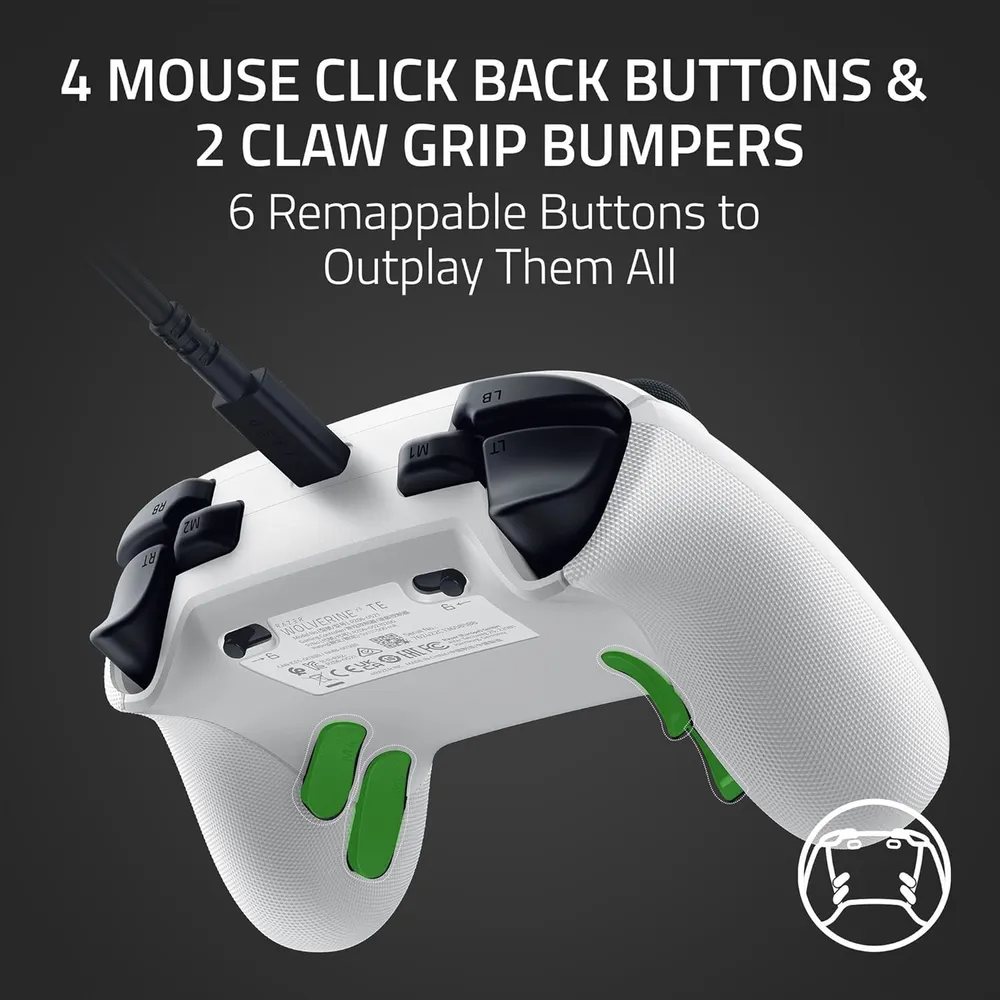 MANDO ALÁMBRICO WOLVERINE V3 TOURNAMENT RAZER