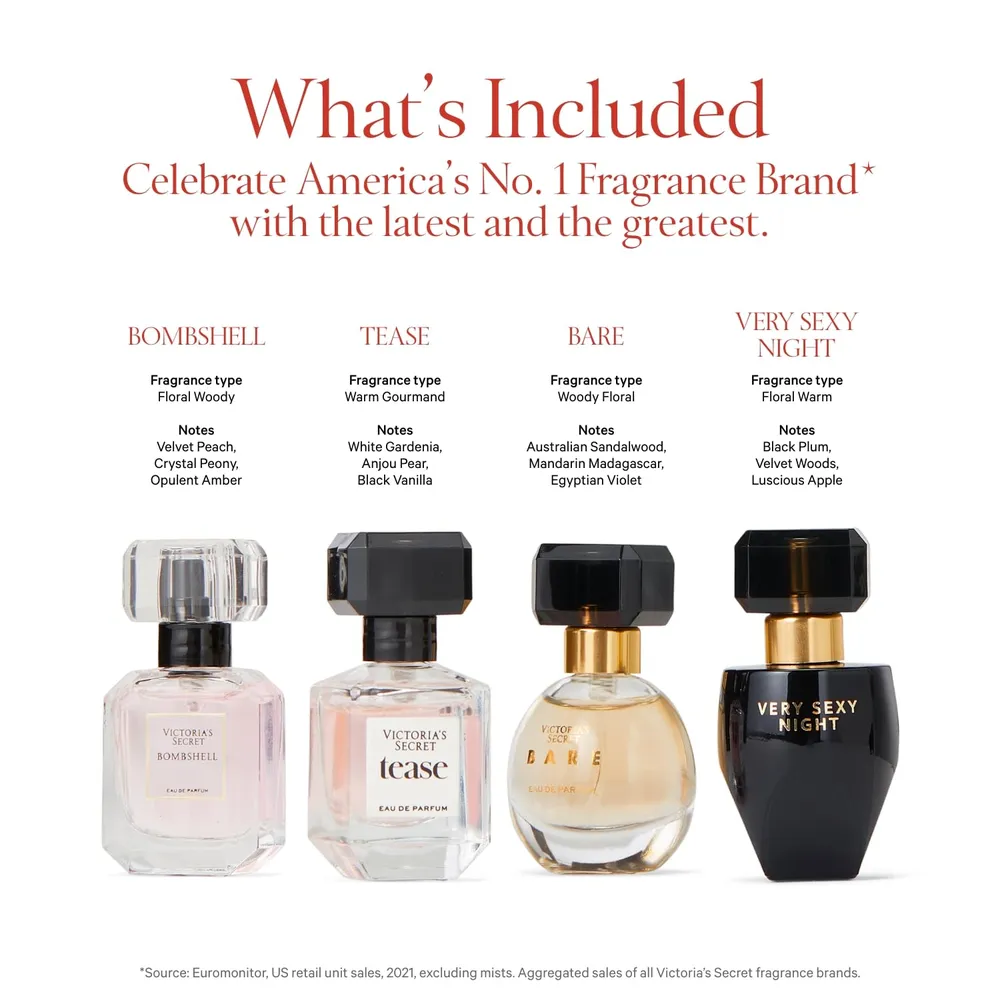 SET MIST COLLECTION FRAGRANCE VICTORIA SECRET MUJER 4PZS