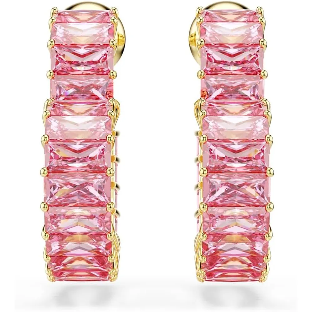 SWAROVSKI ARETES ARO CORAZÓN ZIRCONIA | ORO ROSA