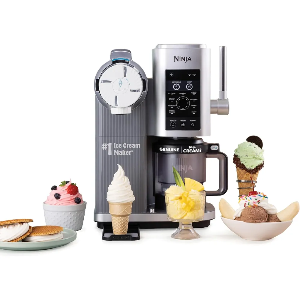 NINJA CREAMI SWIRL NC701 MÁQUINA 13 EN 1, 2 PINTAS / 16 OZ / 473 ML