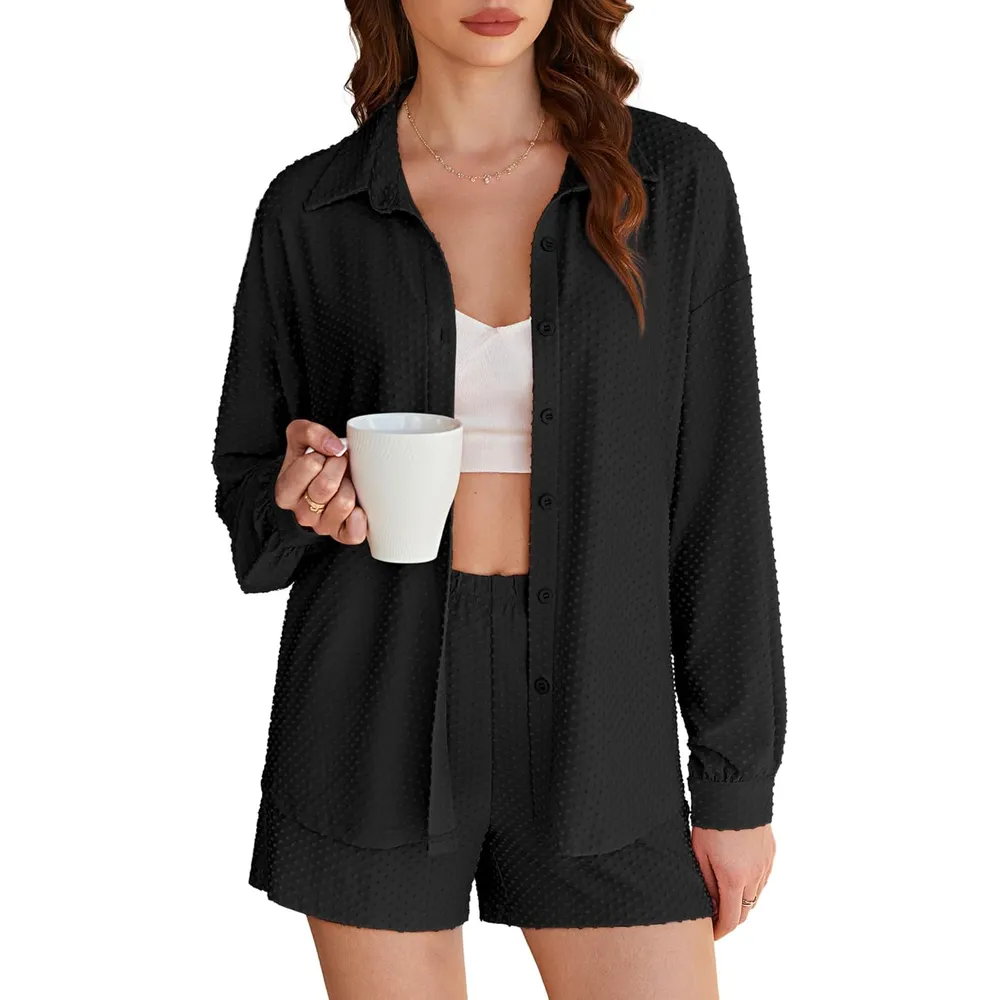 CONJUNTO MUJER DOS PIEZAS EKOUAER | NEGRO