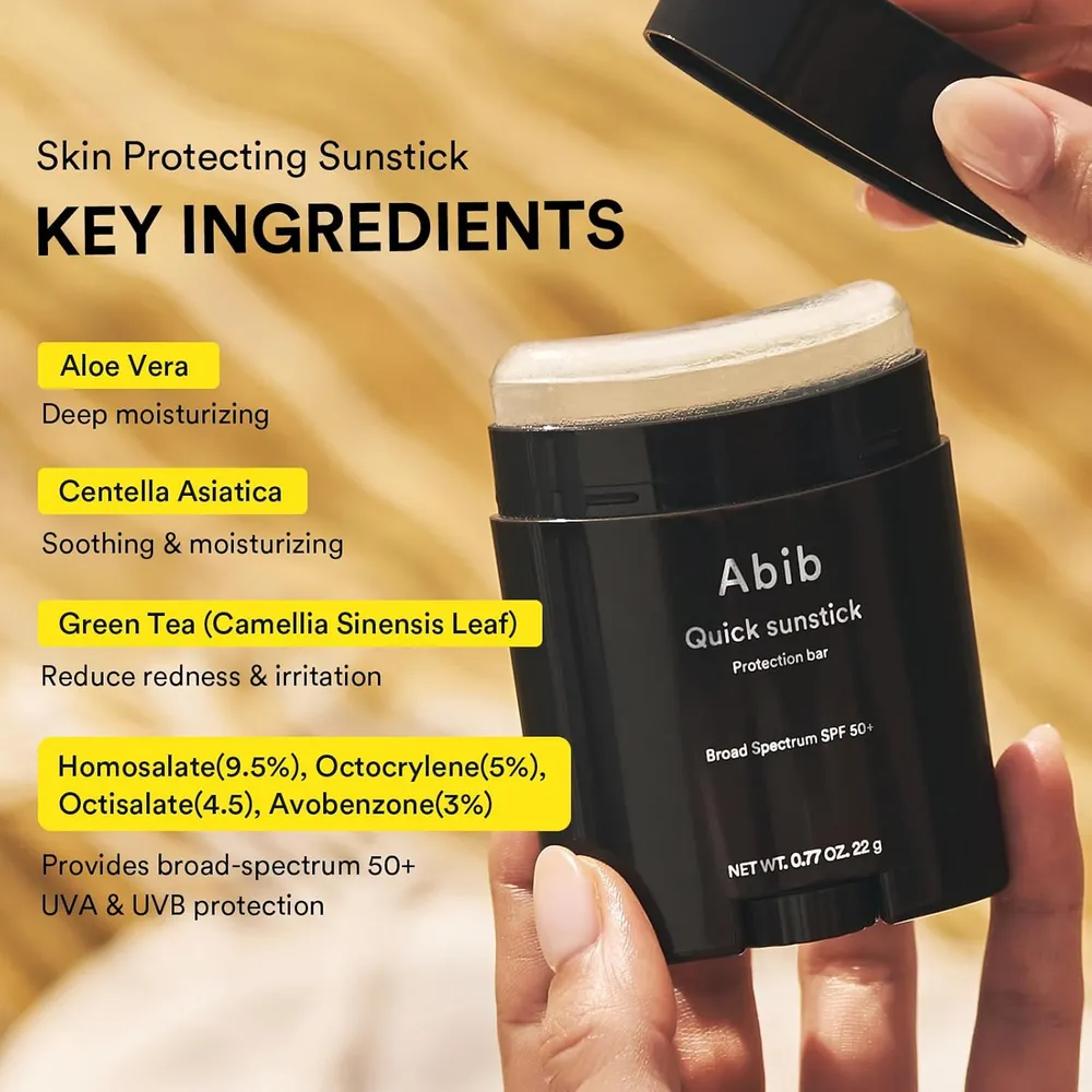 Barra protectora solar Sunstick Abib de 0.7 oz / 22 g | Quick