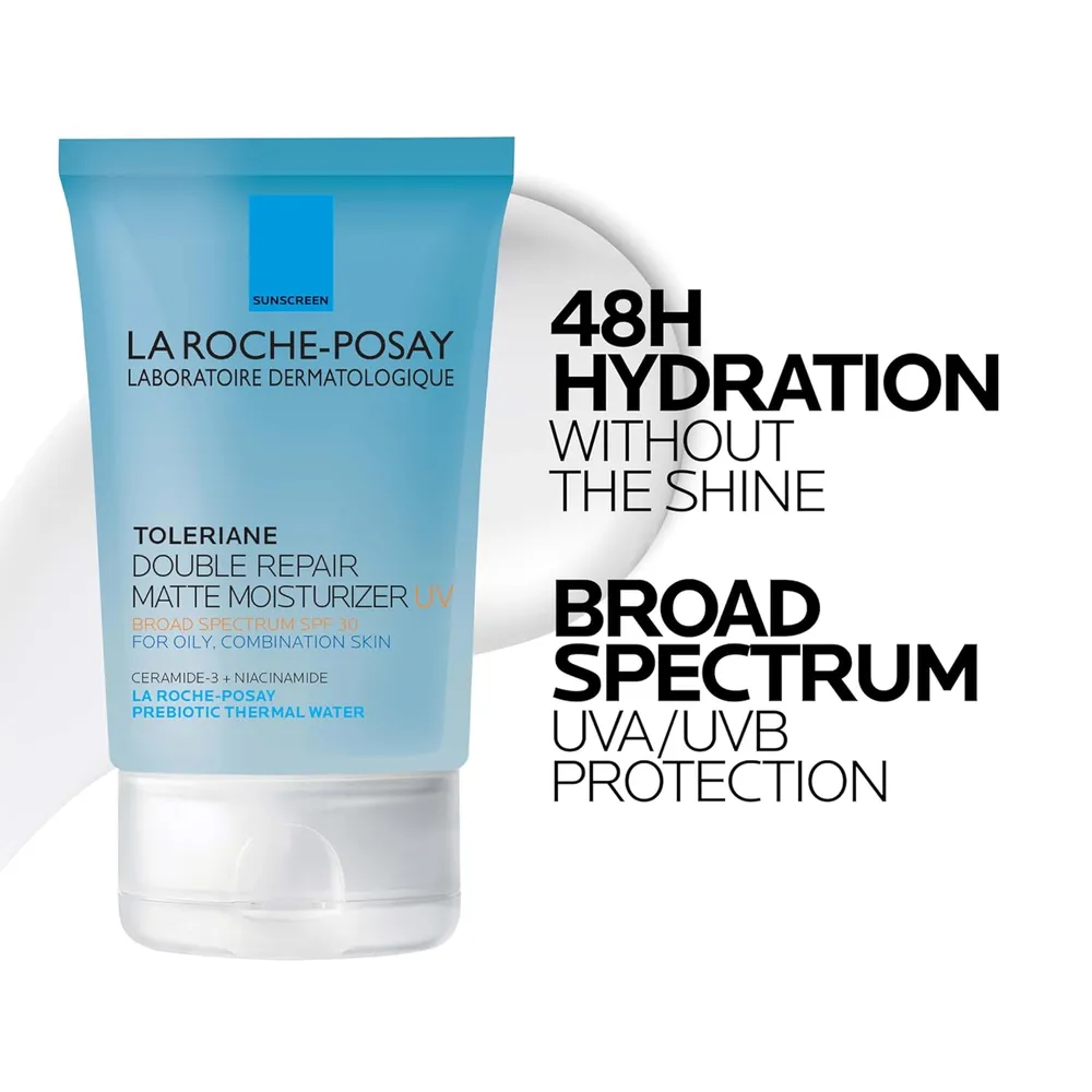CREMA HIDRATANTE MATIFICANTE TOLERIANE DOUBLE REPAIR MATTE LA ROCHE-POSAY 3.4 OZ / 100 ML