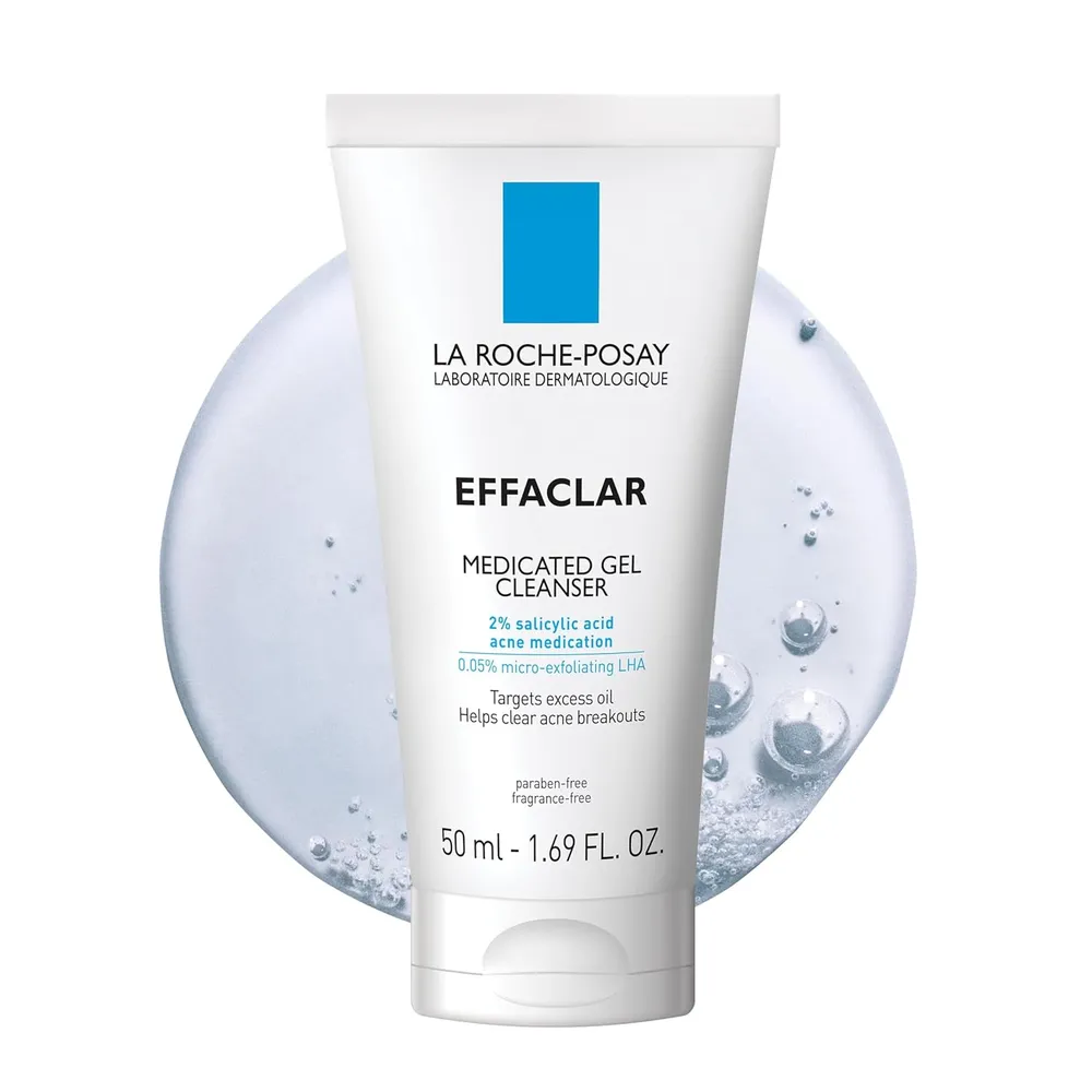 GEL LIMPIADOR MEDICADO ÁCIDO SALICÍLICO 2% EFFACLAR LA ROCHE-POSAY 1.7 OZ / 50 ML