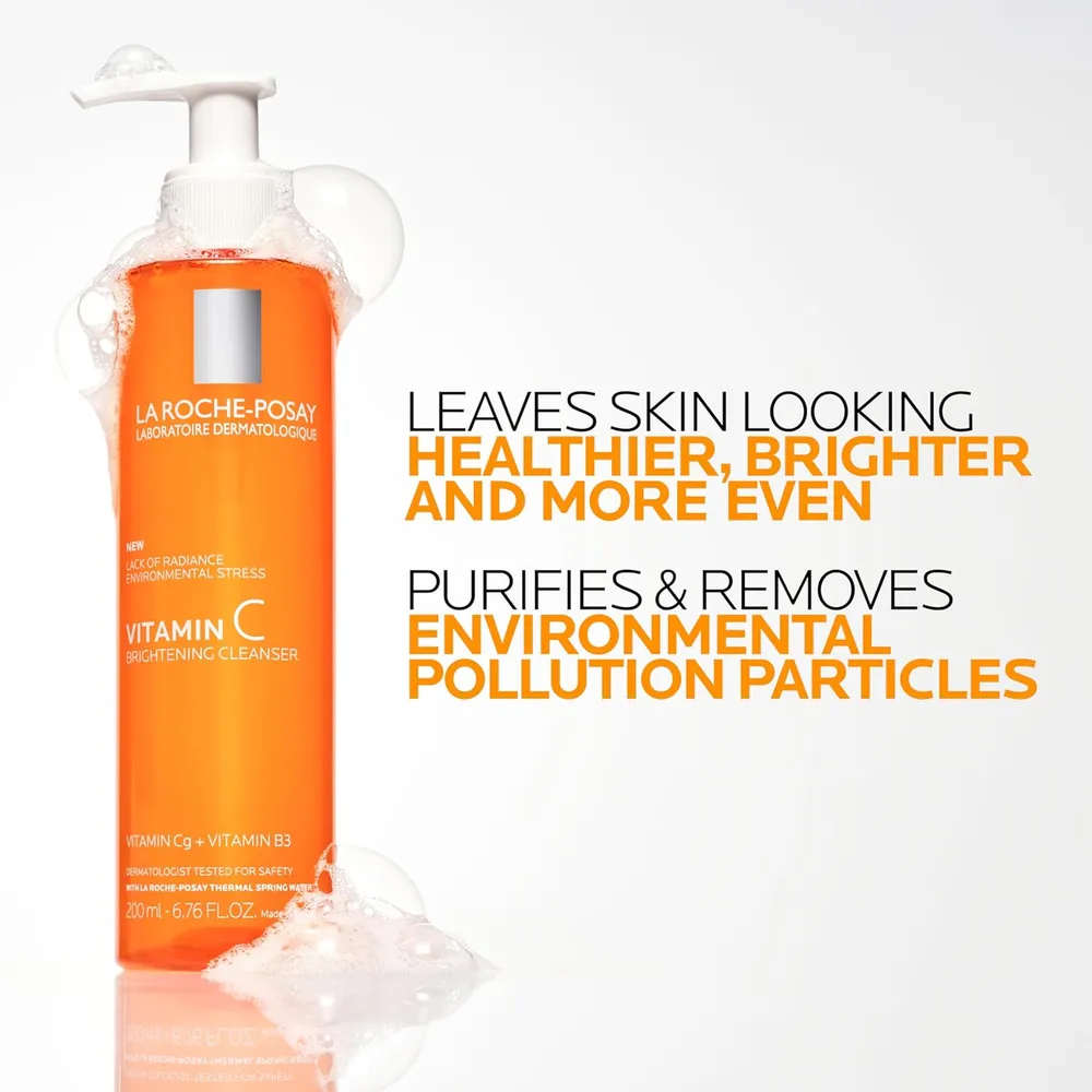 b0dsq371rh_4_webp.webp GEL LIMPIADOR FACIAL ILUMINADOR VITAMINA C LA ROCHE-POSAY 6.7 OZ / 200 ML