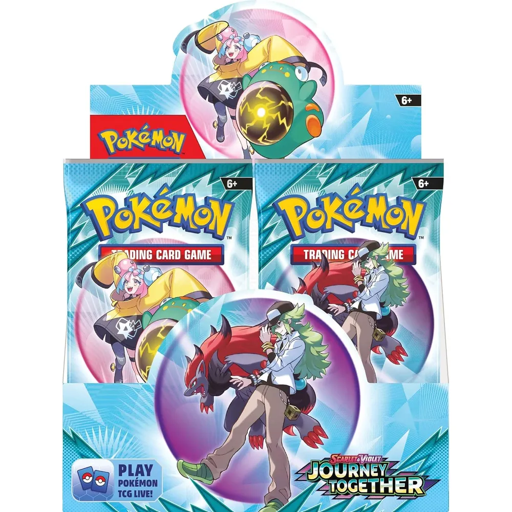 JUEGO DE CARTAS POKÉMON TCG SCARLET & VIOLET JOURNEY TOGETHER BOOSTER DISPLAY BOX 36 PACKS (INGLÉS)