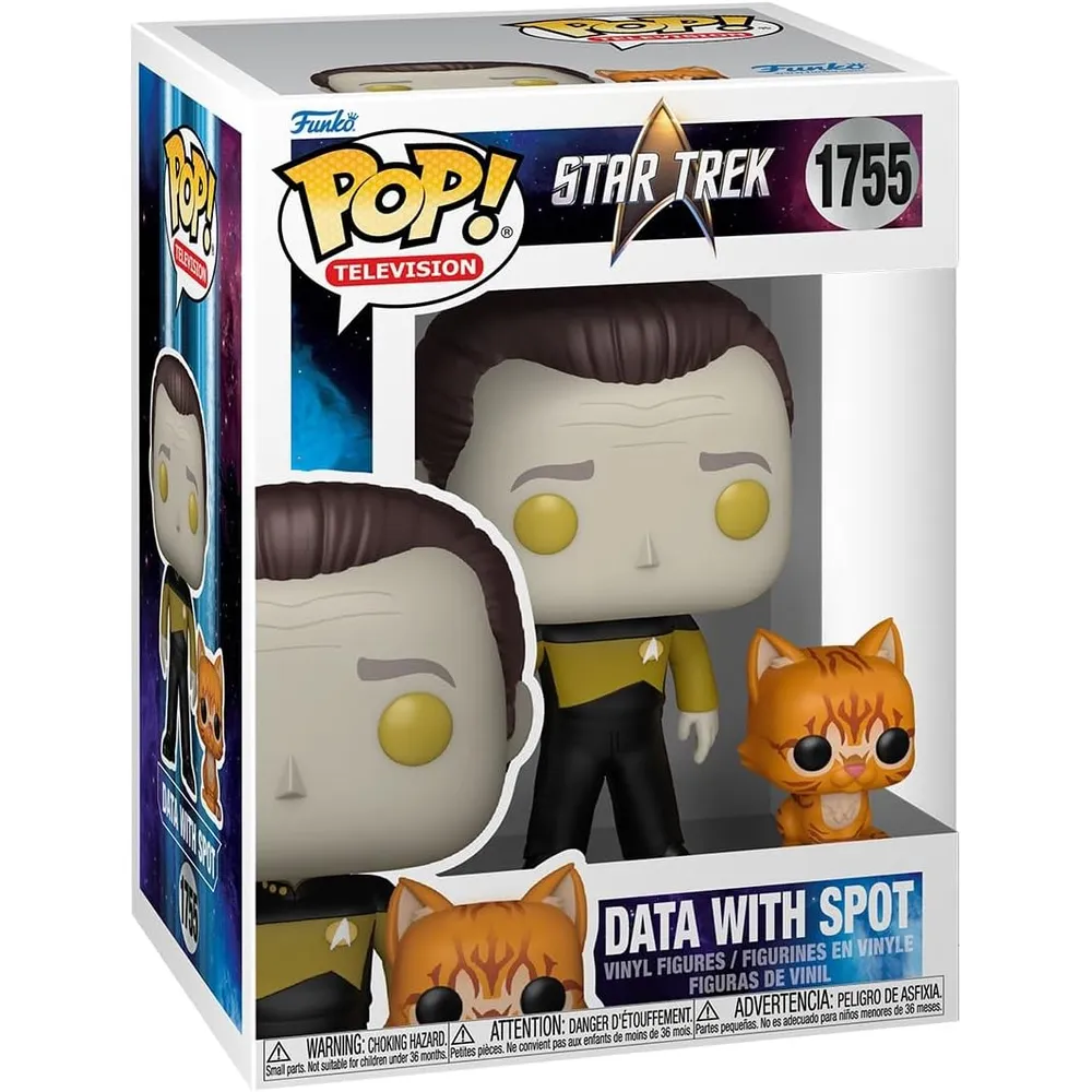 Funko Pop | Data con Spot de Star Trek The Next Generation
