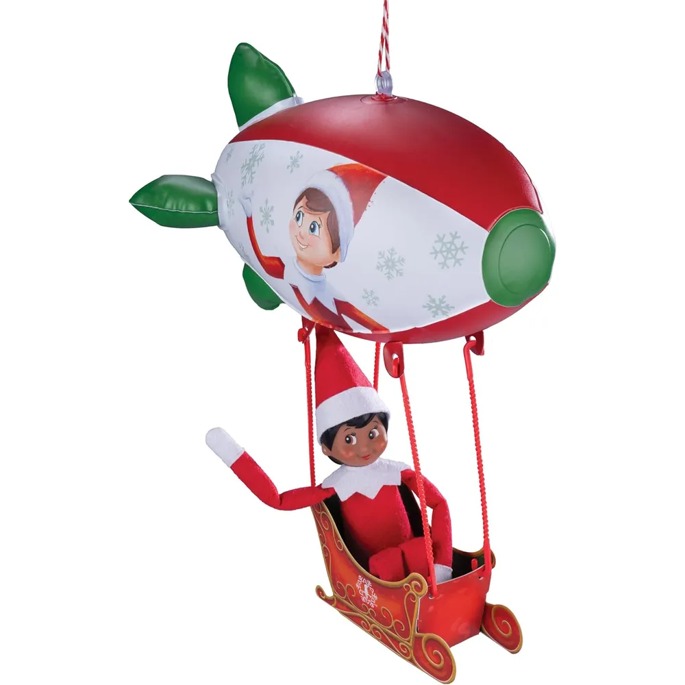 The Elf on the Shelf accesorios dirigible infable y trineo