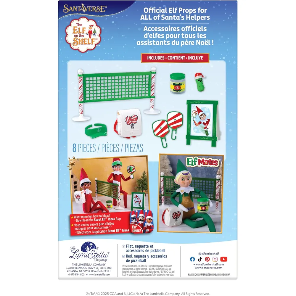 The Elf on the Shelf accesorios pickleball polar