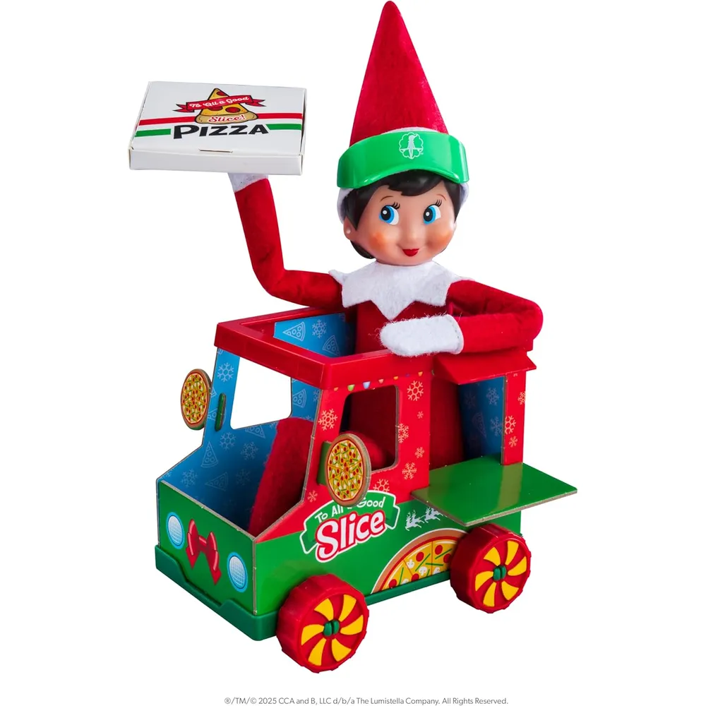 The Elf on the Shelf accesorio camión de pizza polar