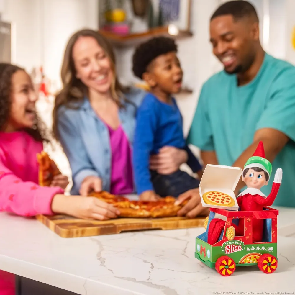 The Elf on the Shelf accesorio camión de pizza polar