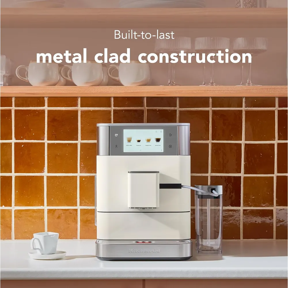 KITCHENAID, MÁQUINA DE CAFÉ ESPRESSO TOTALMENTE AUTOMÁTICA KF8 | BLANCO