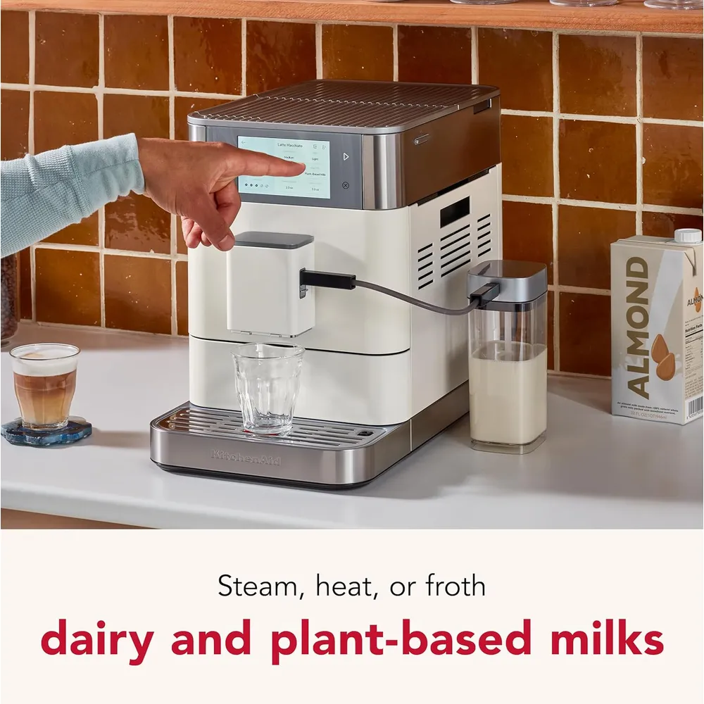 KITCHENAID, MÁQUINA DE CAFÉ ESPRESSO TOTALMENTE AUTOMÁTICA KF8 | BLANCO