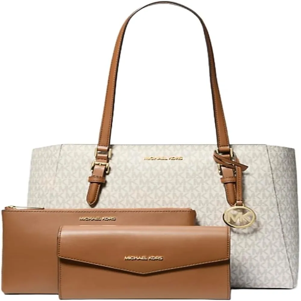 Michael Kors | Bolso Tote Charlotte Grande 3 en 1 con Logo