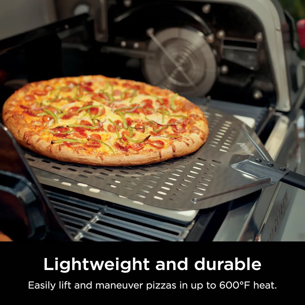 NINJA FLEXFLAME XSKXLPIZAPEL, PALA PARA PIZZA PERFORADA 16" ALUMINIO | XL