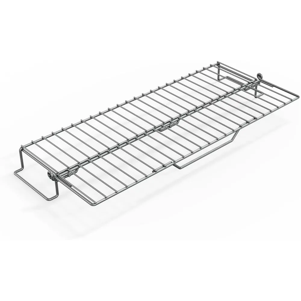 PARRILLA EXTENSIBLE FLEXFLAME, ACERO INOXIDABLE, 7 KG | PLATEADA