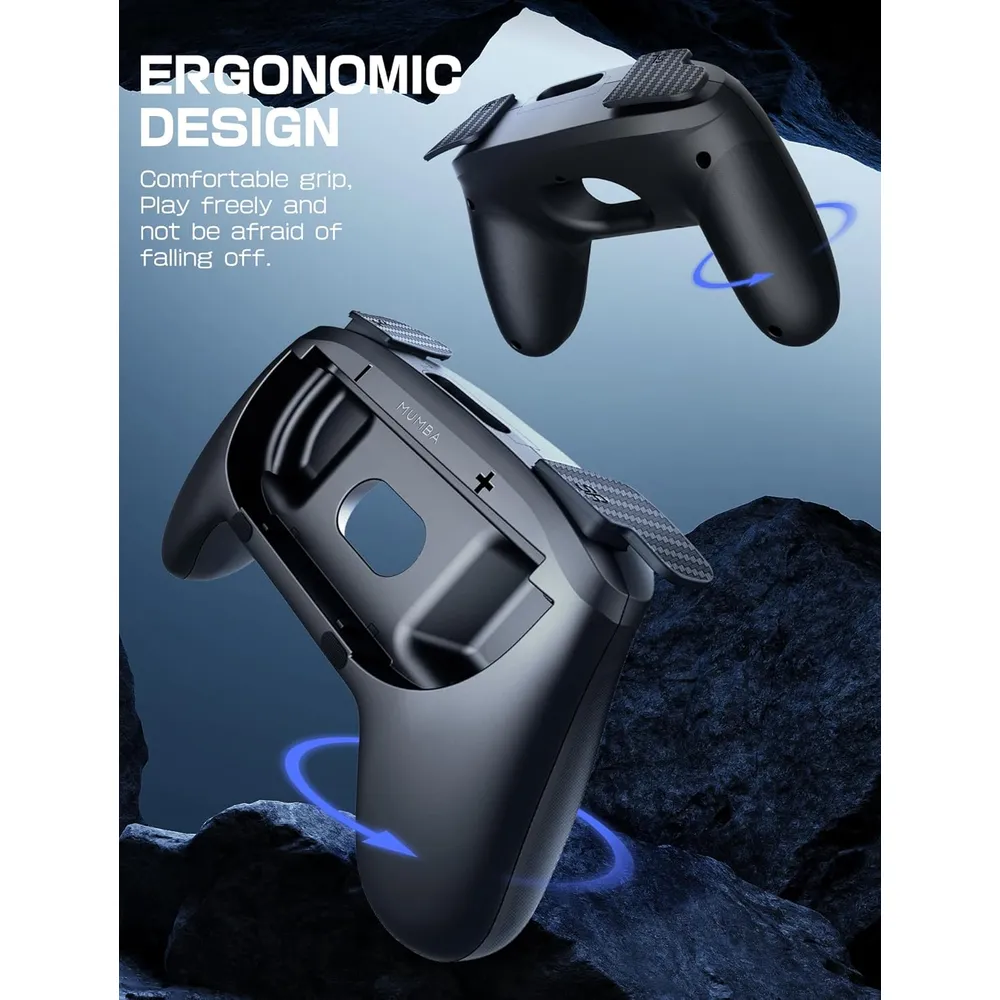 Empuñaduras para Nintendo Switch 2 (2 unidades) | Negro