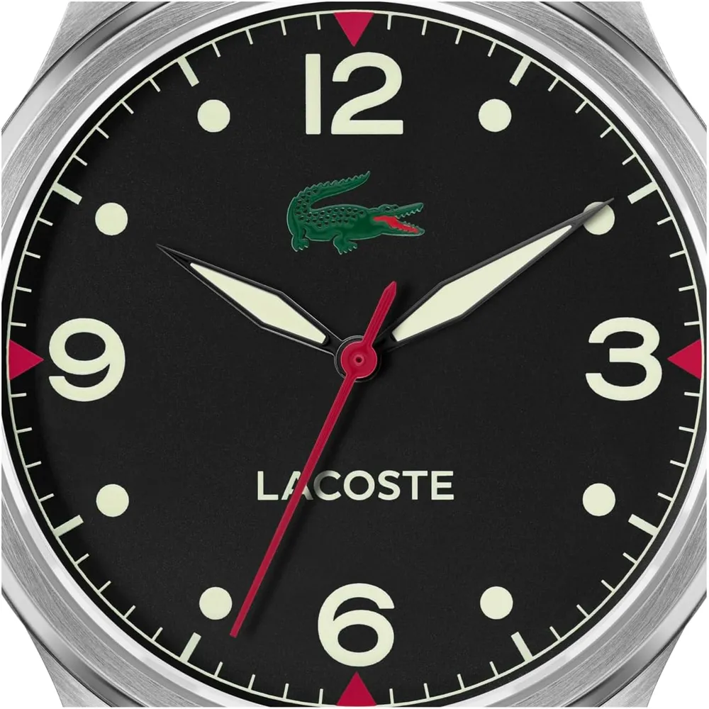 RELOJ LACOSTE LISBON CUARZO 42 MM HOMBRE - BLACK/BROWN
