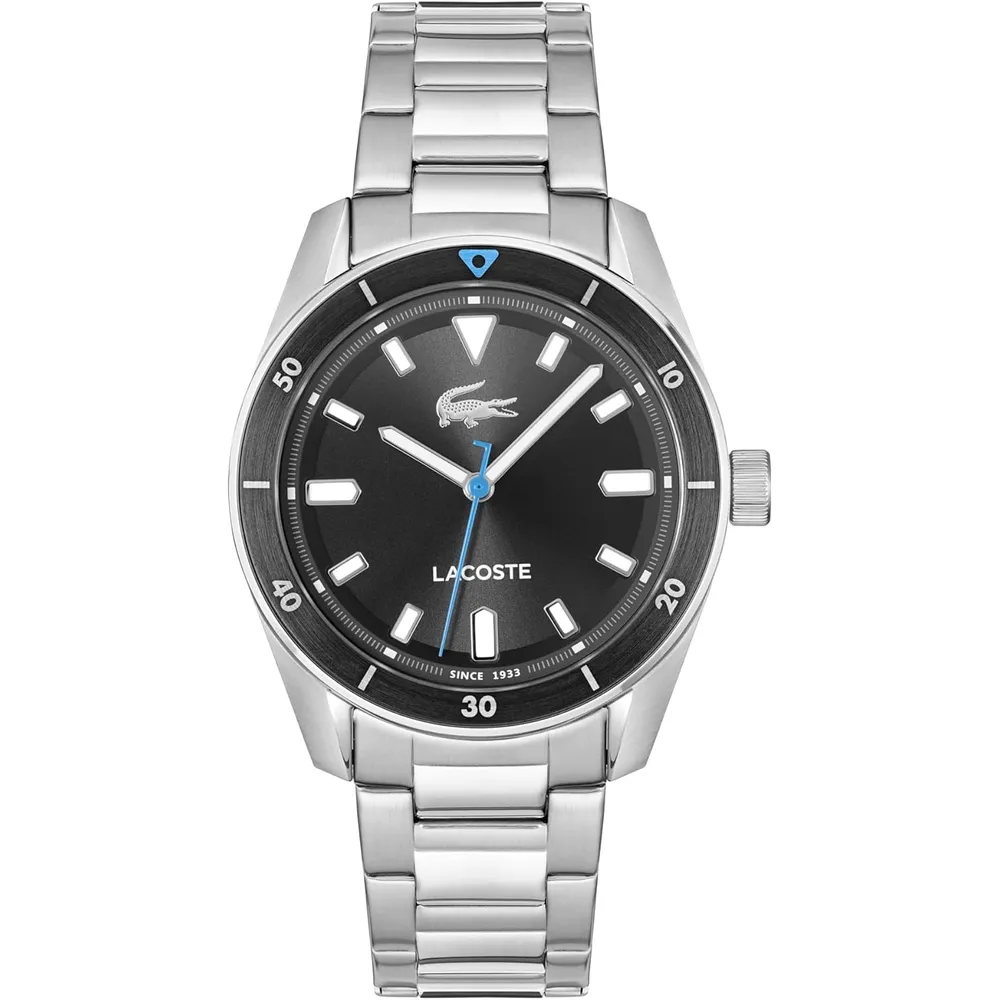 RELOJ LACOSTE BOSTON CUARZO 39 MM HOMBRE - SILVER/BLACK