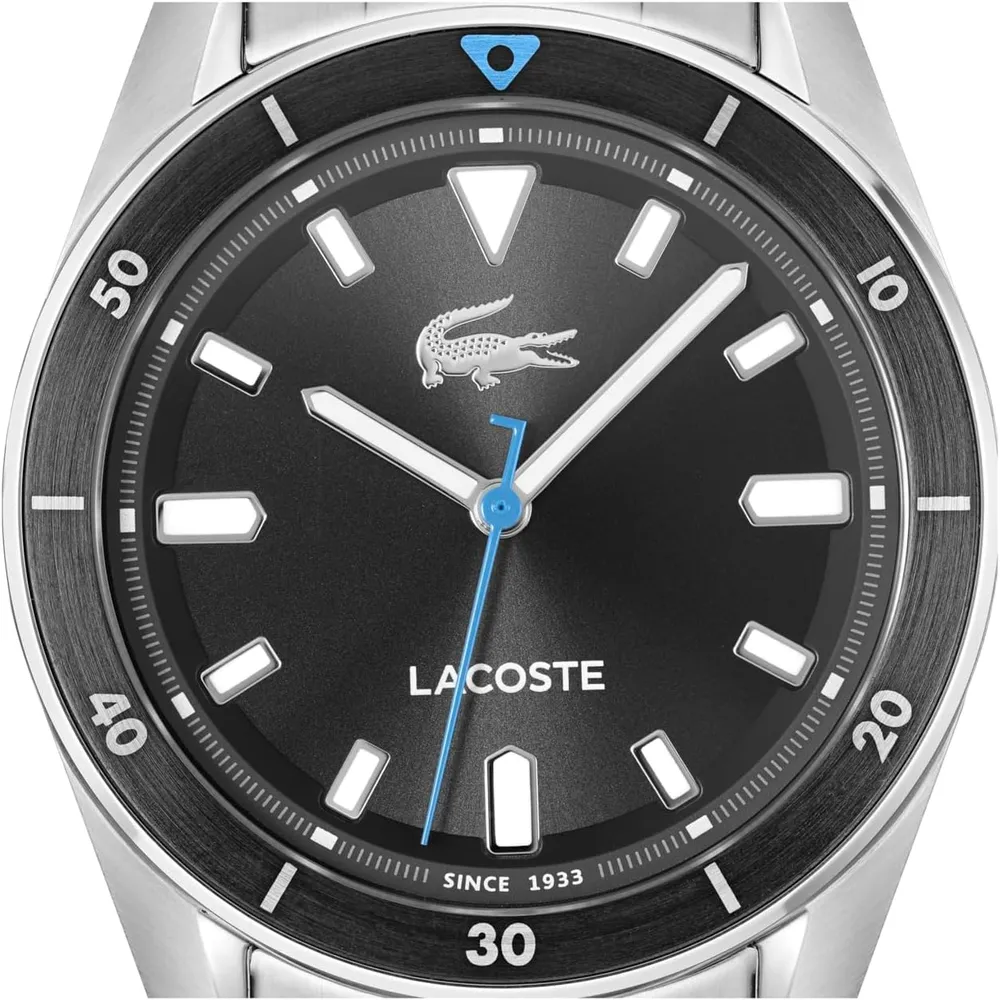 RELOJ LACOSTE BOSTON CUARZO 39 MM HOMBRE - SILVER/BLACK