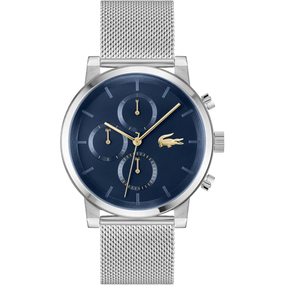 RELOJ LACOSTE REPLAY MULTIFUNCIÓN 43 MM HOMBRE - BLUE SILVER