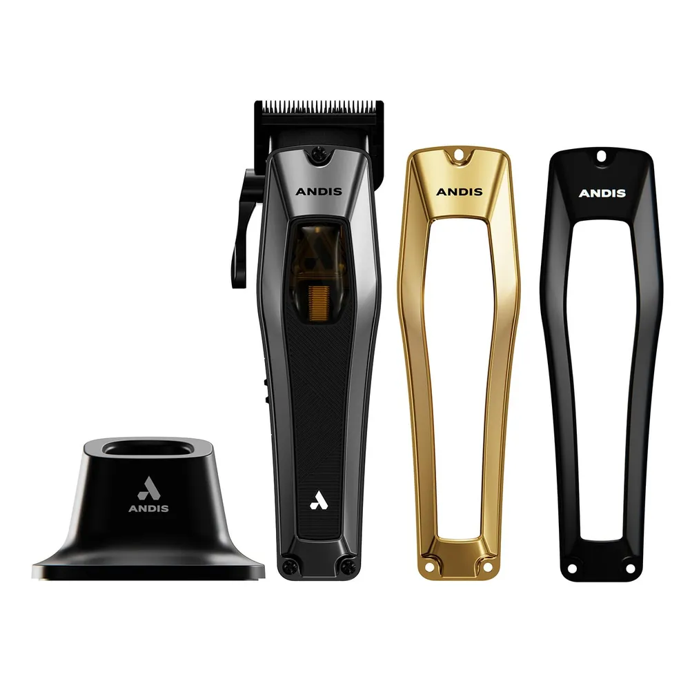 CORTADORA DE CABELLO ANDIS RECON 562446 PROFESIONAL INALÁMBRICA | NEGRO/DORADO